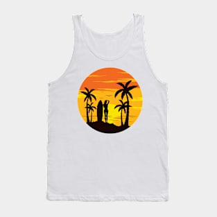 Surfing Girl Tank Top